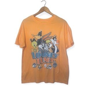 Orange Looney Tunes‎ Graphic T-Shirt​